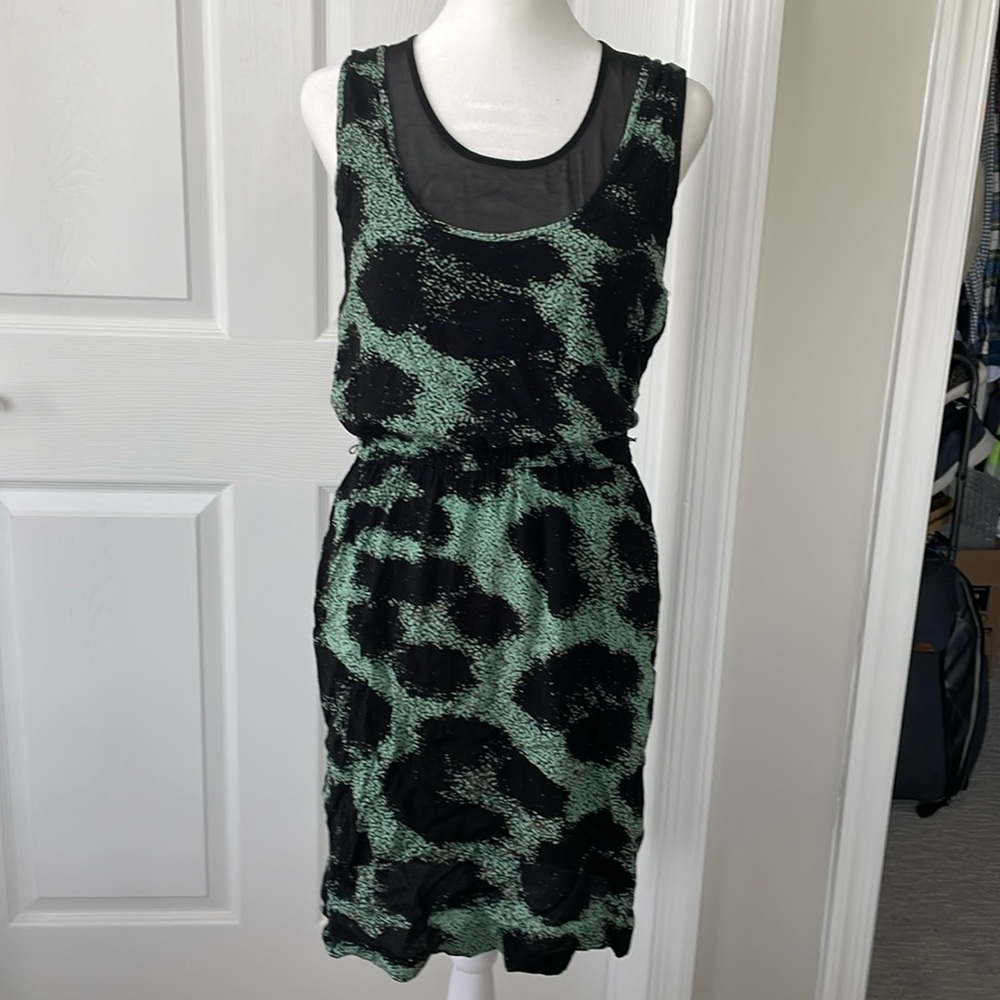 {Kensie} Racerback Patterned Dress